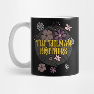 Aesthetic Tielman Proud Name Flowers Retro Styles Mug